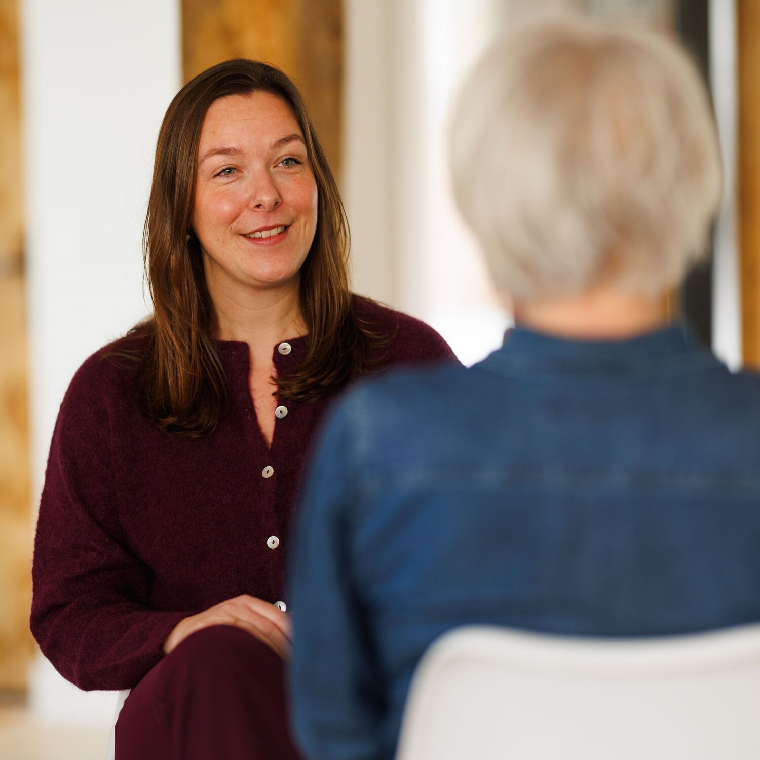Coachgesprek bij Vrijzicht Coaching