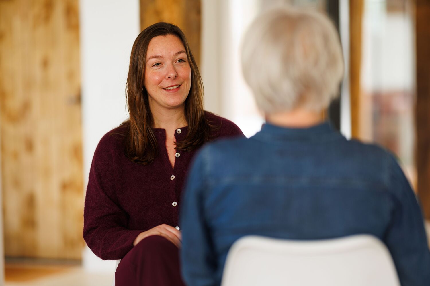 Coachgesprek bij Vrijzicht Coaching